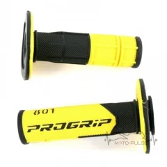 Ручки руля ProGrip 801 резиновые (801-204, Black Yellow)