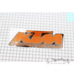 Наклейка KTM светоотражающая (17*6,5)