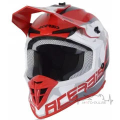 Мотошлем ACERBIS LINEAR red/white (L) 