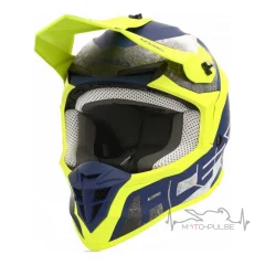 Мотошлем ACERBIS LINEAR yellow/blue (M) 