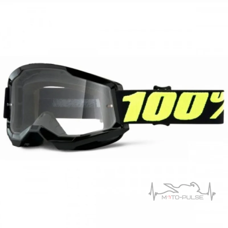 Очки кроссовые 100% STRATA 2 Goggle Upsol - Clear Lens
