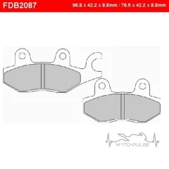 Колодки тормозные Ferodo FDB2087EF