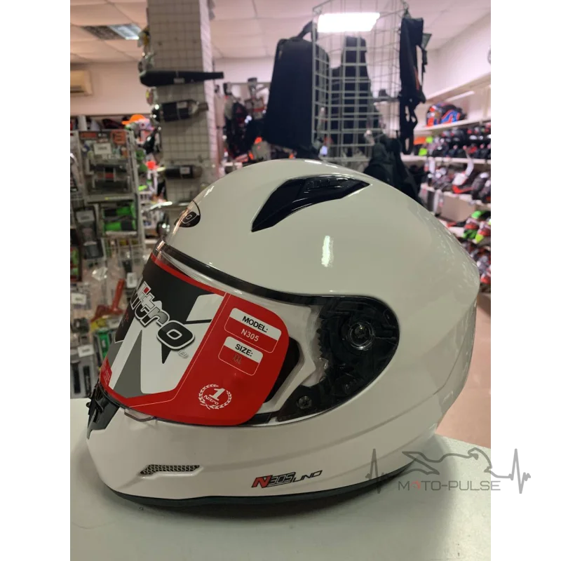 Мотошлем Интеграл Nitro N305 UNO XXL White