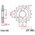 Звезда передняя 520*15  JTF1908.15