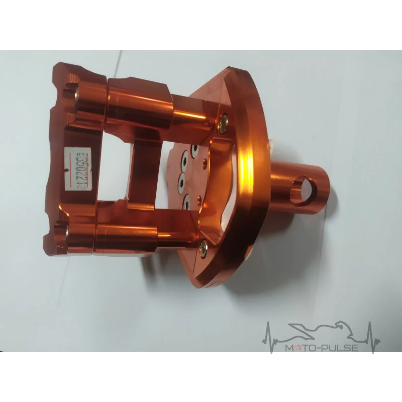 Крепление руля CNC на траверсу (Orange) под 22мм