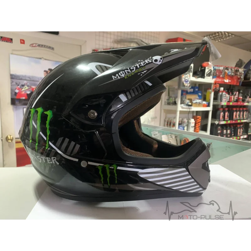 Мотошлем Кросс/Эндуро Monster Energy XXL