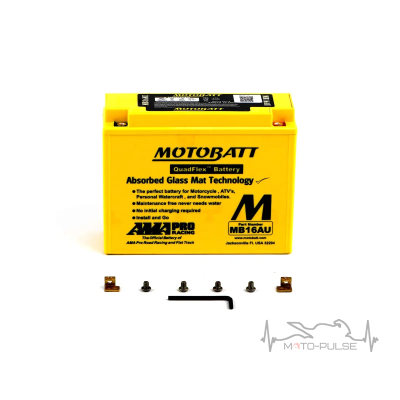 АКБ 20,5 А 230CCA MOTOBATT MB MB16AU 207*72*164