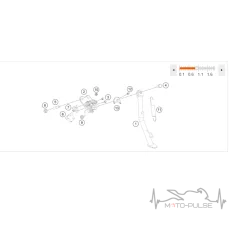 Винт боковой опори KTM 390 200 93503029000