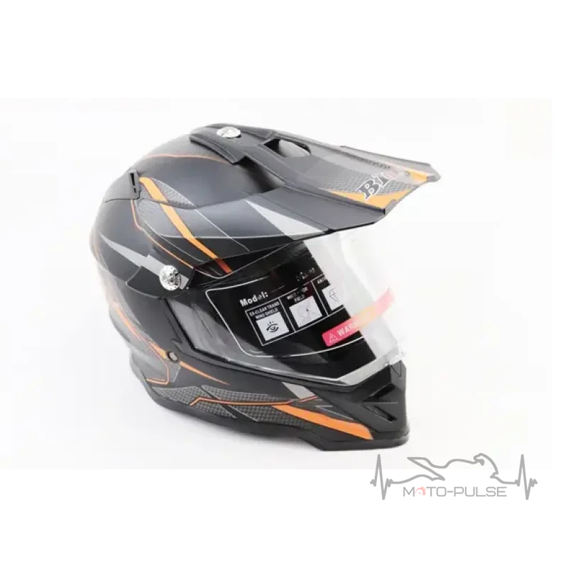 Мотошлем Dual-sport BLD 819-7, (M) Orange