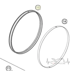 Накладка флипера Rim Band 21 (2.5''X21'') KTM 60309177000