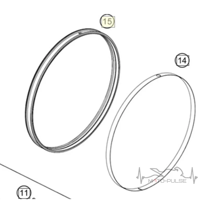 Накладка Фліперу Rim Band 21 (2.5''X21'') KTM 60309177000