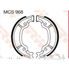 Колодки тормозные LUCAS MCS968 = MCS968:009 YBR 125