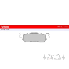 Колодки тормозные FE FDB2083P
