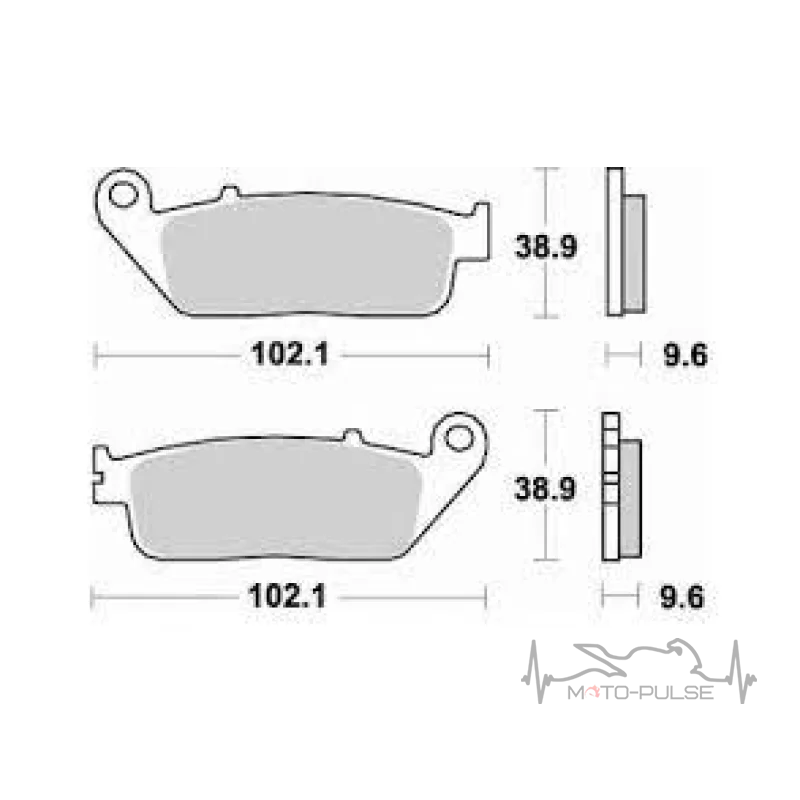 Колодки тормозные Braking BR 720SM1