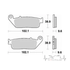 Колодки тормозные Braking BR 720SM1