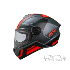 Мотошлем AXXIS DRAKEN S Sonar B5 M Red matt