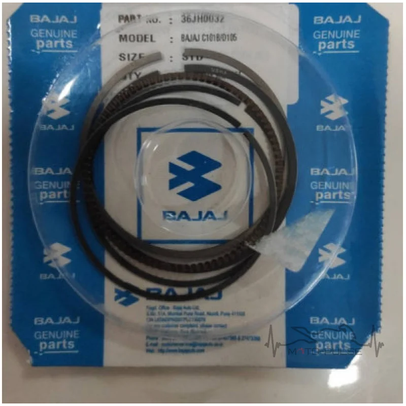 Кольца поршневые Bajaj Boxer 125 36JH0032