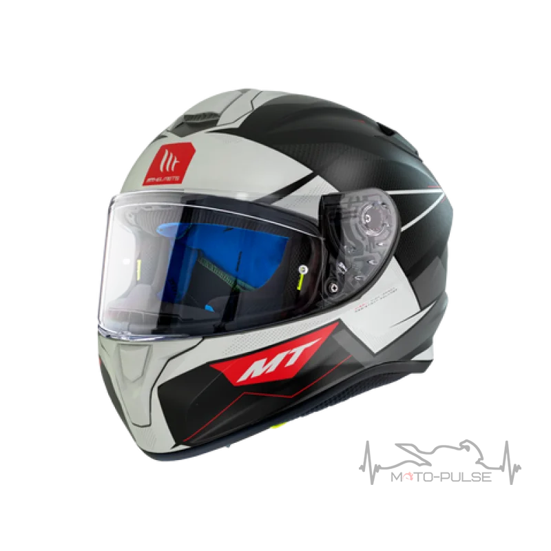 Мотошлем MT Targo PODIUM B0 MATT PEARL WHITE L