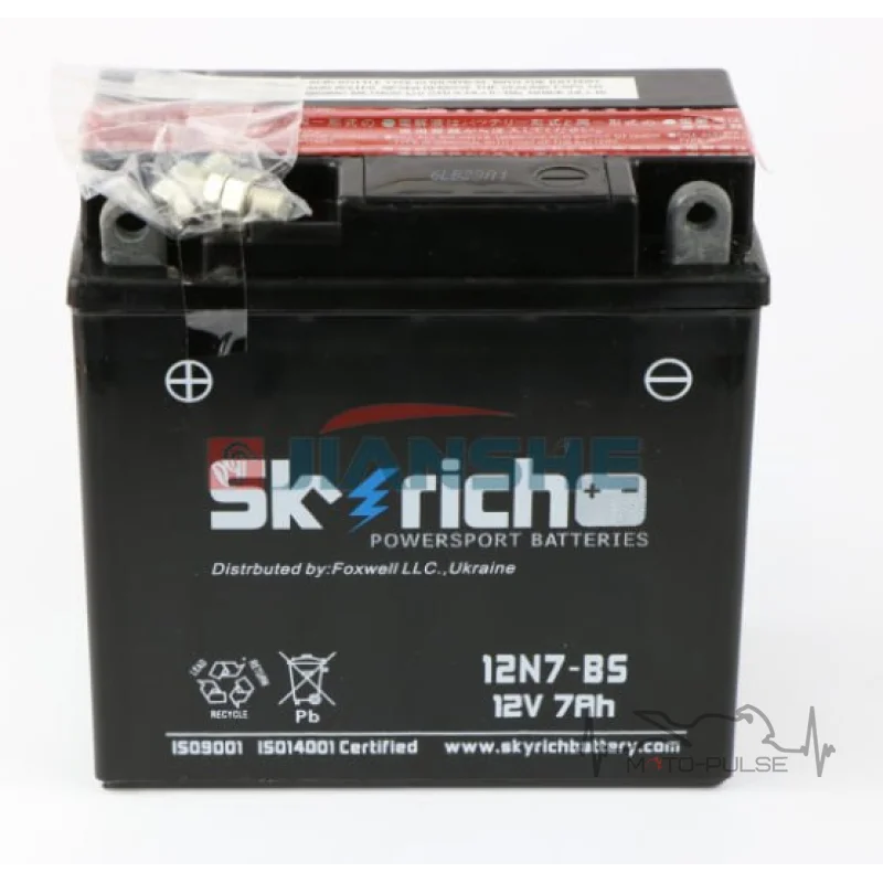 АКБ 7А 12N7L-BS (L133*W75*H135mm) Skyrich