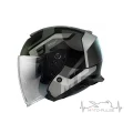 Мотошлем Открытый MT Thunder 3 Jet Silton B2 Matt Grey (XXL)