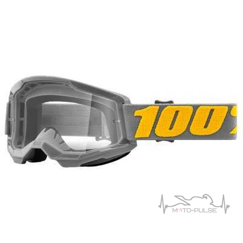 Очки кроссовые 100% STRATA 2 Goggle Izipizi - Clear Lens