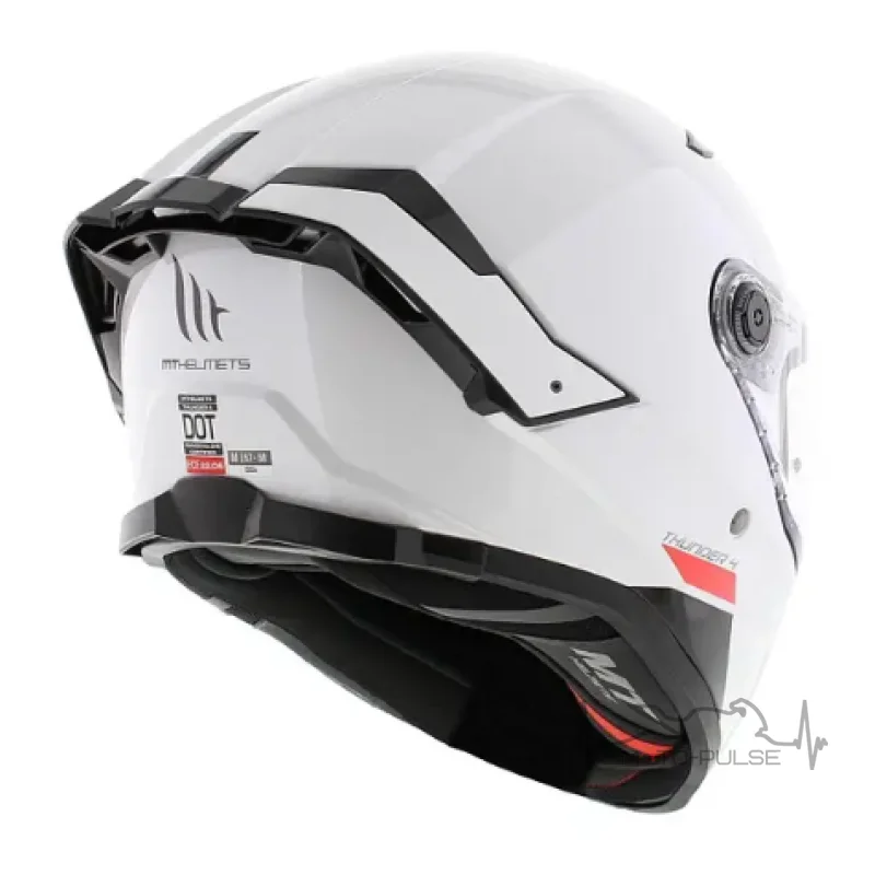 Мотошлем Интеграл MT Thunder 4 SV Solid White XL
