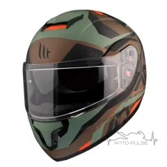 Мотошлем Flip-up MT Atom FU401 SV Black/Brown/Khaki (L)