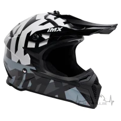 Мотошлем Кросс/Эндуро IMX Black/White/Grey (L)