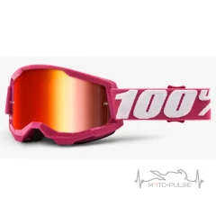 Очки кроссовые 100% STRATA 2 Goggle Fletcher - Mirror Red Lens