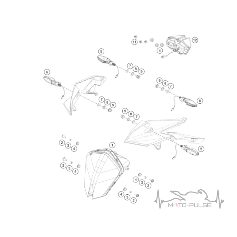 Фара KTM 790 890 Adventure A61014001000