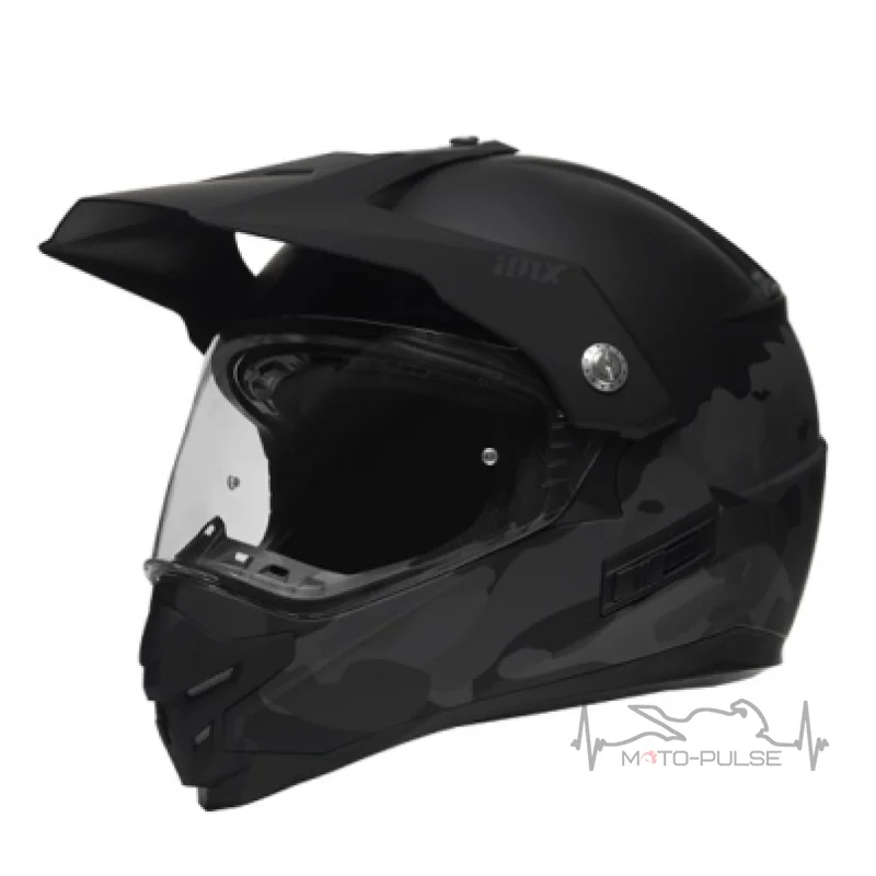 Мотошлем Dual-sport IMX MTX-01 Black Gloss (M)
