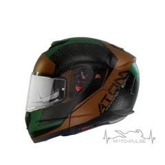 Мотошлем MT Atom Adventure B6 Black/Green XL