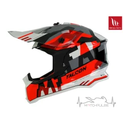 Мотошлем MT Falcon MX802 Arya A5 Red/Black/White M
