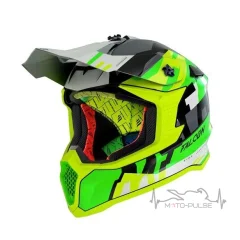 Мотошлем MT Falcon MX802 A3 Fluo Yellow/Green M