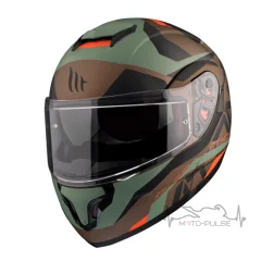 Мотошлем MT Atom FU401 SV Black/Brown/Khaki (M)