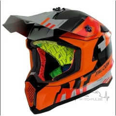 Мотошлем MT Falcon MX802 Arya A4 Fluo Orange/Black L