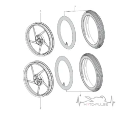 Диск передний Bajaj Boxer (Дисковый тормоз) DJ151054