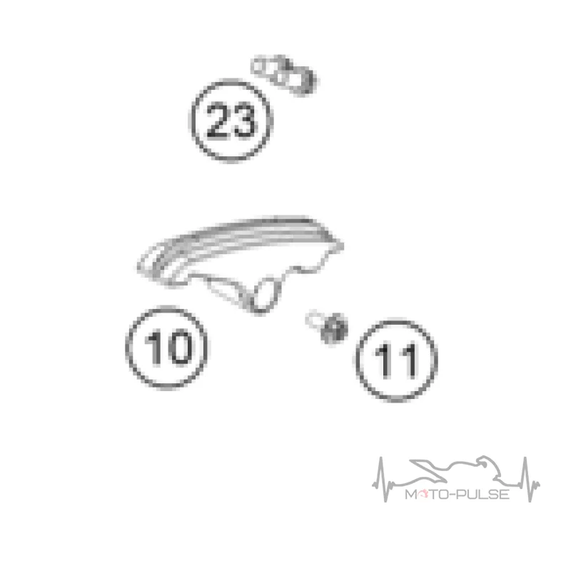 Слайдер цепи верхний KTM Adventure 1290 (21+) 61903070000