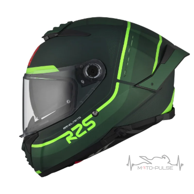 Мотошлем MT Thunder 4 R25 С6 Black/Green L