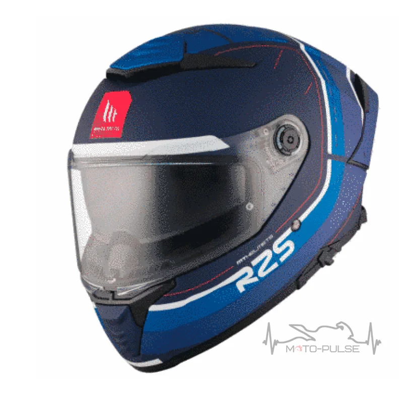 Мотошлем MT Thunder 4 R25 С7 Black/Blue L