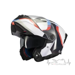 Мотошлем MT Atom 2 SV Emalla C7 White/Black/Blue L