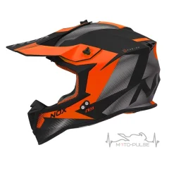 Мотошлем NOX N633 Fusion Black/Orange S