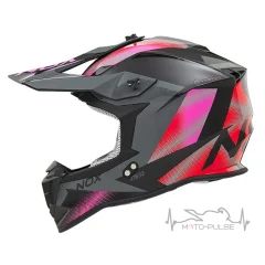 Мотошлем NOX N633 Fusion Gray/Pink S