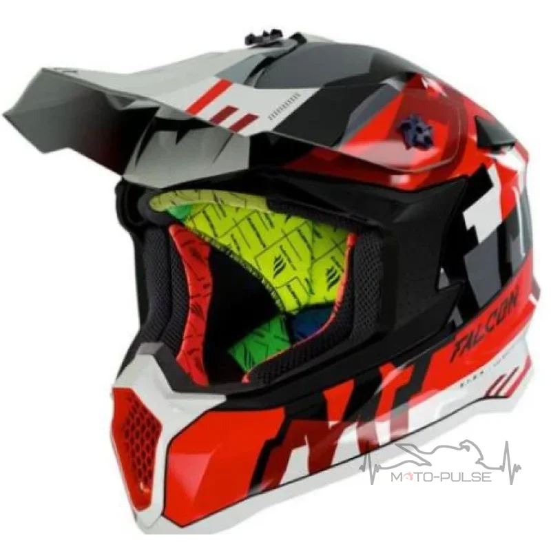 Мотошлем MT Falcon MX802 Arya A5 Red/Black/White S