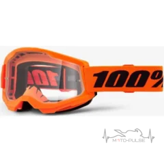 Очки 100%  STRATA 2 Goggle Neon Orange