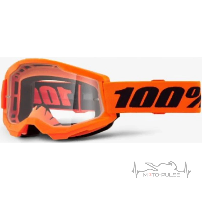 Очки 100%  STRATA 2 Goggle Neon Orange