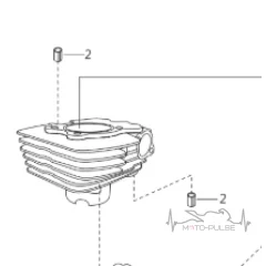 ЦПГ Bajaj Boxer 125 4 - передачи 36JV0008
