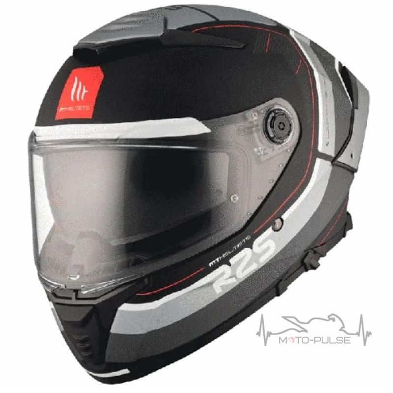 Мотошлем MT Thunder 4 R25 B2 Black/Grey S