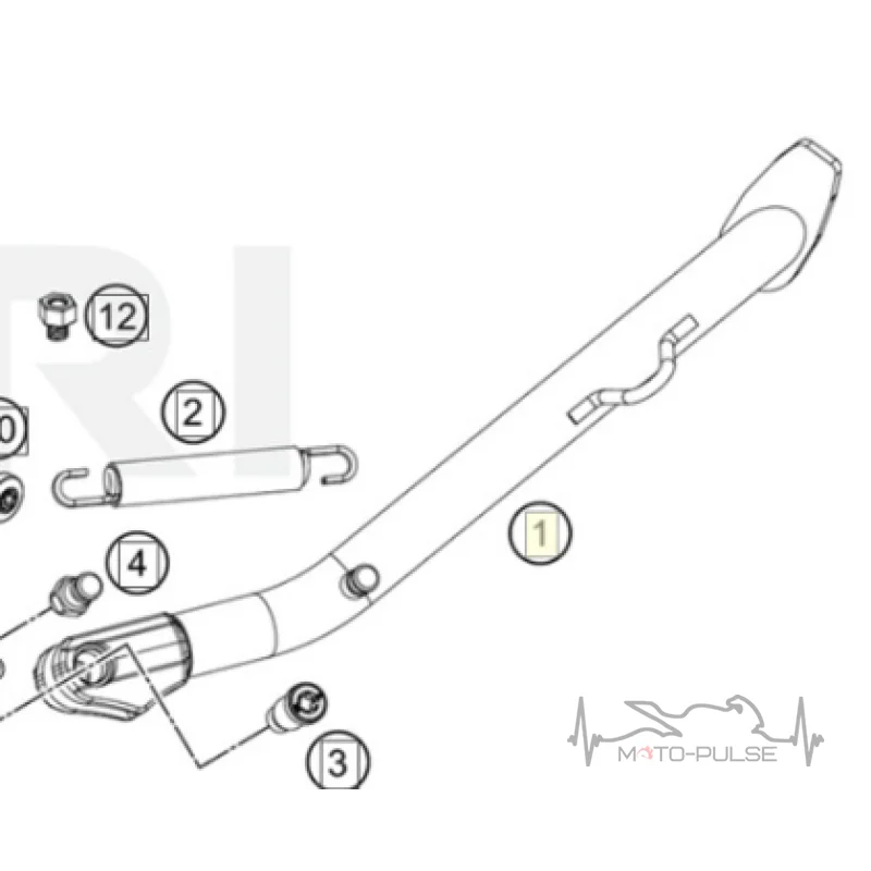 Боковая опора KTM 890 Adventure S 63503023000C1