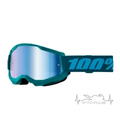 Очки 100% STRATA 2 Goggle Stone - Mirror Blue Lens